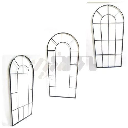 قاب آینه قدی فلزی گنبدی پنجرهاي اقتصادی (فقط قاب)