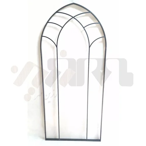 قاب آینه مدرن فلزی قدی طرح محرابی (فقط قاب)