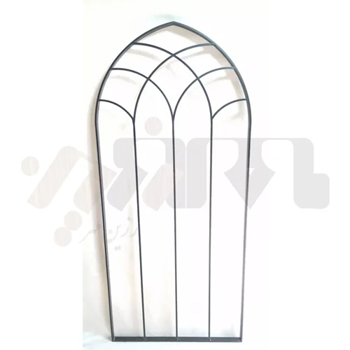 قاب آینه مدرن فلزی قدی طرح محراب (فقط قاب)