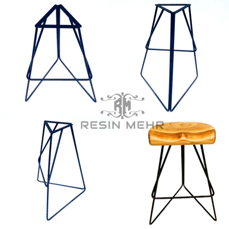 پایه فلزی صندلی سنجاقک (بدون نشیمن)