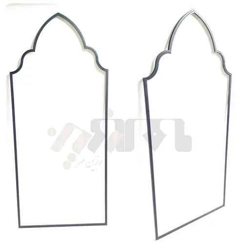 قاب آینه فلزی قدی رُز (فقط قاب)