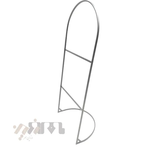 قاب آینه بازاری دو سر هلال پایه دار (فقط قاب)