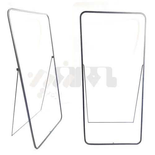 قاب آینه فلزی قدی پایه دار طرح لادن (ژورنالی)_(فقط قاب)